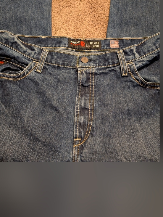 Men's Ariat FR M4 Relaxed Boot Jeans Size 40x30 - Picture 2 of 12